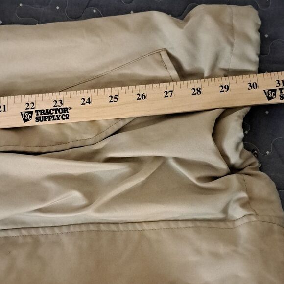 Lands' End tan rain jacket size medium - Picture 6 of 7